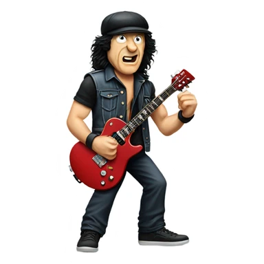 Brian Johnson ACDC sticker
