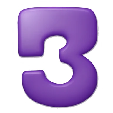 purple number 100 sticker