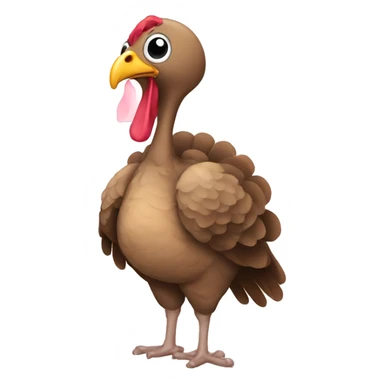 Turkey in pajamas sticker