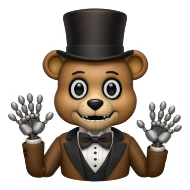 Make Freddy from fnaf sticker