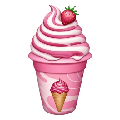 ice cream cup  sticker