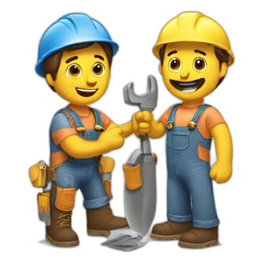 bob the builder fixing his marriage sticker