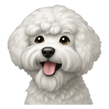 CANICHE BLANCO sticker