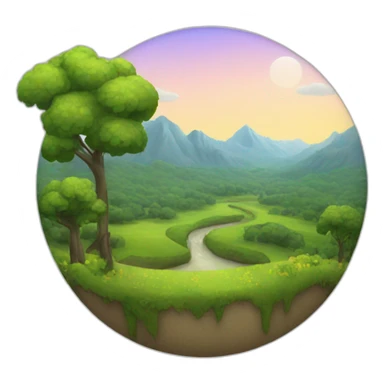 paysage  sticker