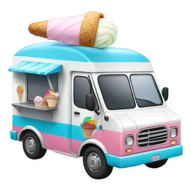 Ice cream truck  sticker