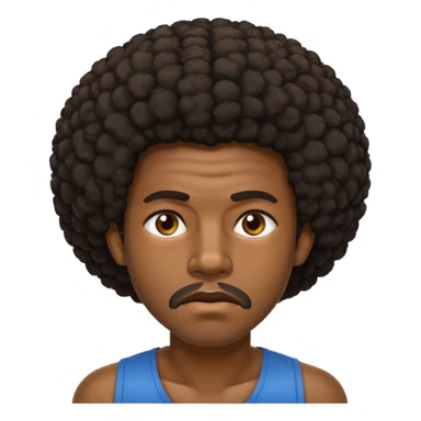 hombre afroamericano cansado de correr  sticker