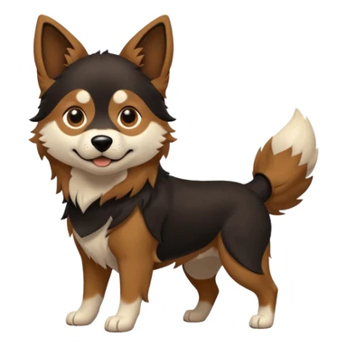 dog loki dynamic pose sticker