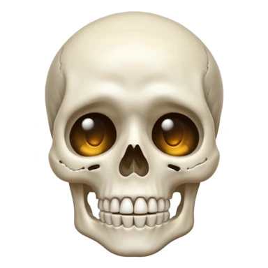 Squelette qui pleure sticker