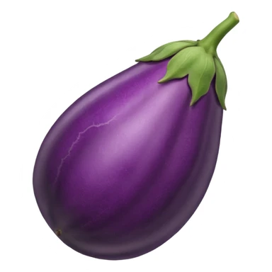 eggplant with veins sticker