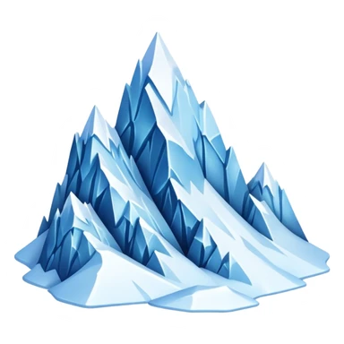 ice mountains sticker