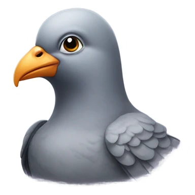 A pigeon in a hoodie sticker