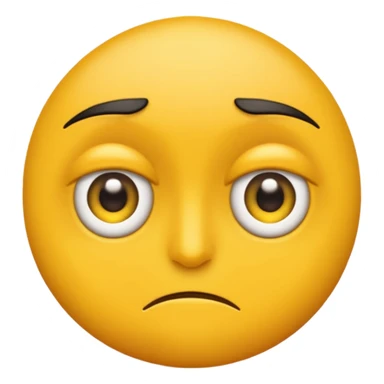 Eye twitching emoji sticker