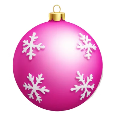 Christmas Tree Balls pink  sticker