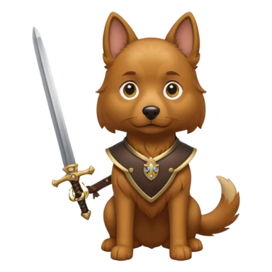 собака з мечем sticker