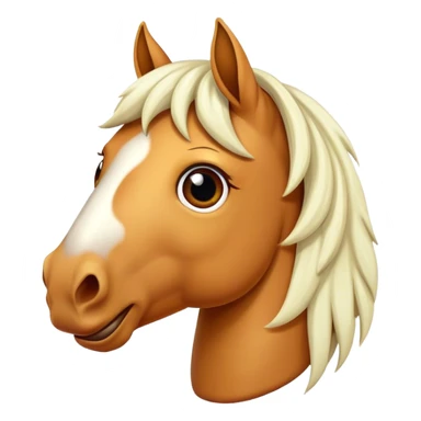 Funny horse sticker