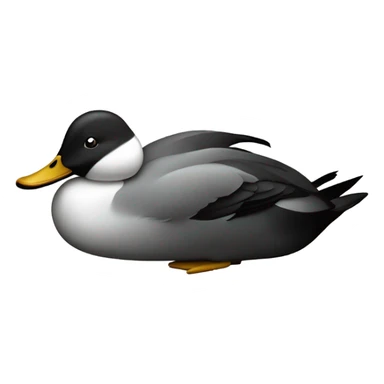 Canard mort ridicule moche sticker