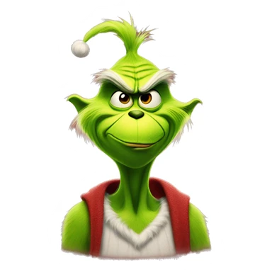 Grinch on the house sticker