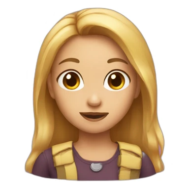 girl kidding prach sticker