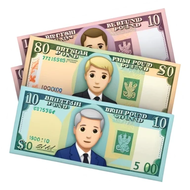 british money sticker