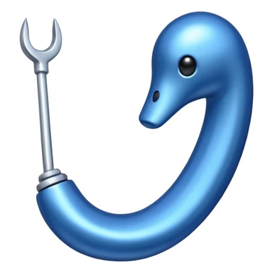 Ein blaues korrekt hake. In einer vierek sticker