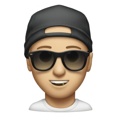 Eminem with sunglasses sticker