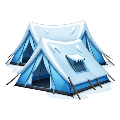frozen camp sticker