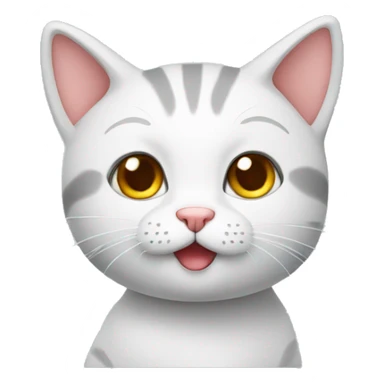 cute cat student  sticker