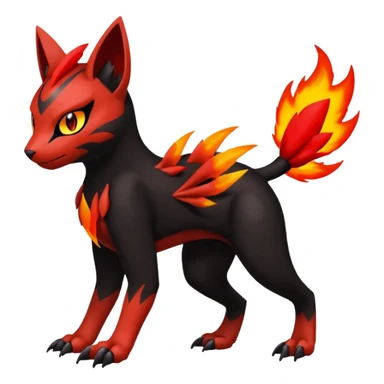 Meloetta-Litten-Guilmon-Darkrai-Pokémon-Fakémon-fusion-hybrid-creature sticker