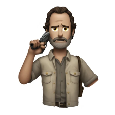 Rick grimes sticker