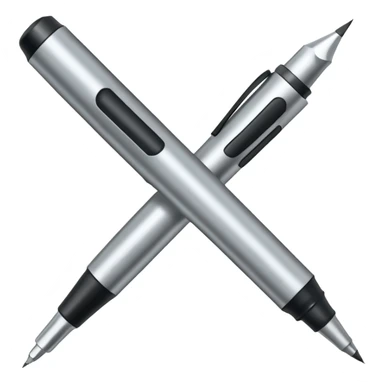 a silver bold marker like a sharpie with a large tip  sticker