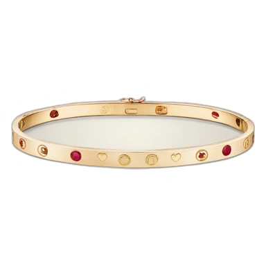 cartier love bracelet Gold sticker