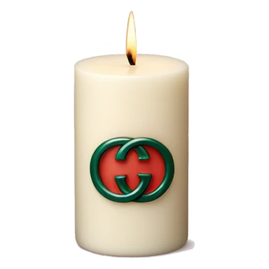 gucci logo candle sticker