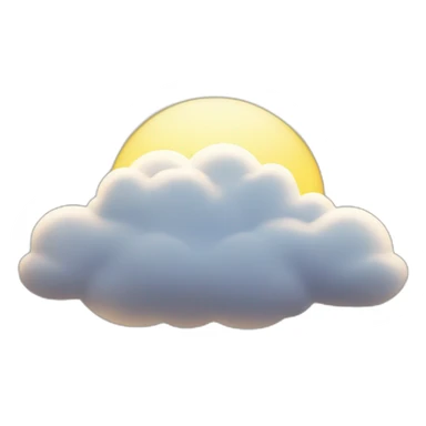 nuage et soleil sticker