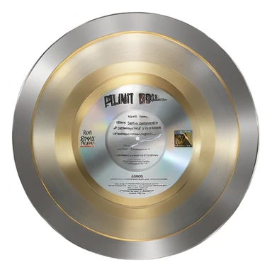 platinum album plaque  sticker