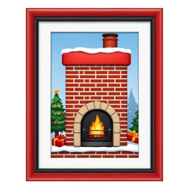Chimney Cristmal sticker