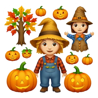 Emojis de outono  sticker
