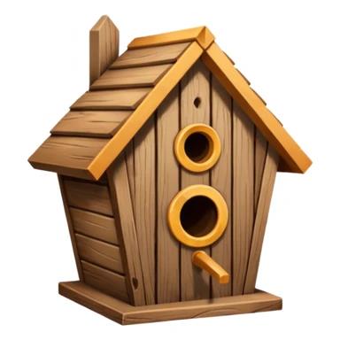 Birdhouse sticker