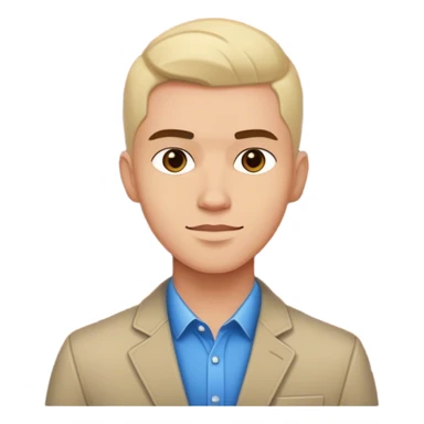 stylish male against brick wall sticker