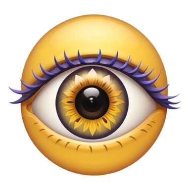 ⚠️ with an eye in it sticker