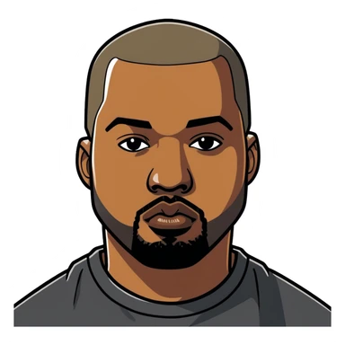 Kanye west sticker