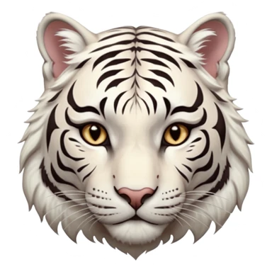 Female white tiger khajiit leader of the umbral rose  sticker