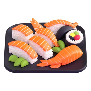 sushi plate sticker