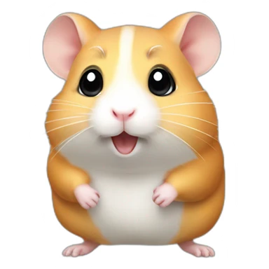 Hamster enceinte sticker