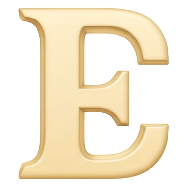 Letter Cream-colored sticker