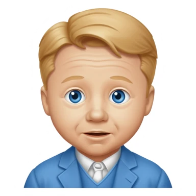 Mickey Rooney with blue eyes sticker