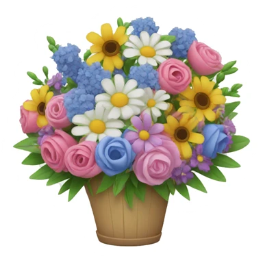 Flowers bouquet sticker