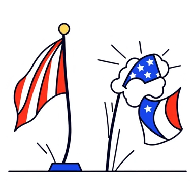 4th of July sticker