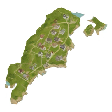 Map of Nantucket MA, USA sticker