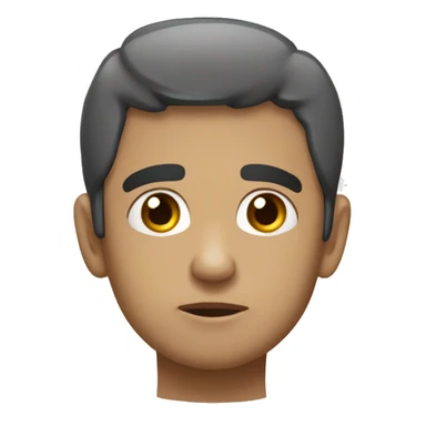 dolescente de piel morena triste sticker