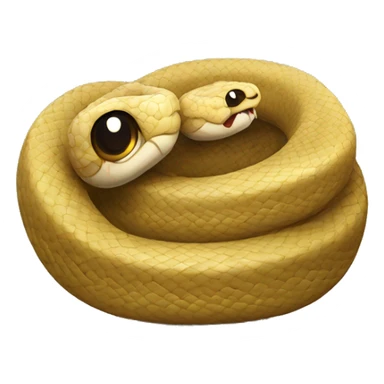 Snake with hay  sticker
